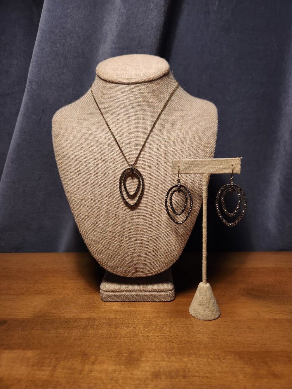 Chloe + Isabel Crystal Pave Double Link Drop Necklace - Picture 5 of 5